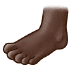 🦶🏿 foot: dark skin tone display on Samsung